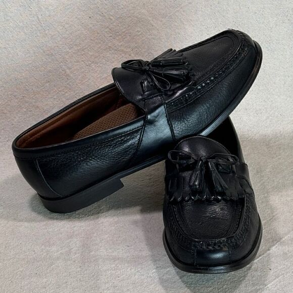 Johnston & Murphy Kiltie Tassel Loafers Moc Toe Mens Size 9.5M - Picture 7 of 16
